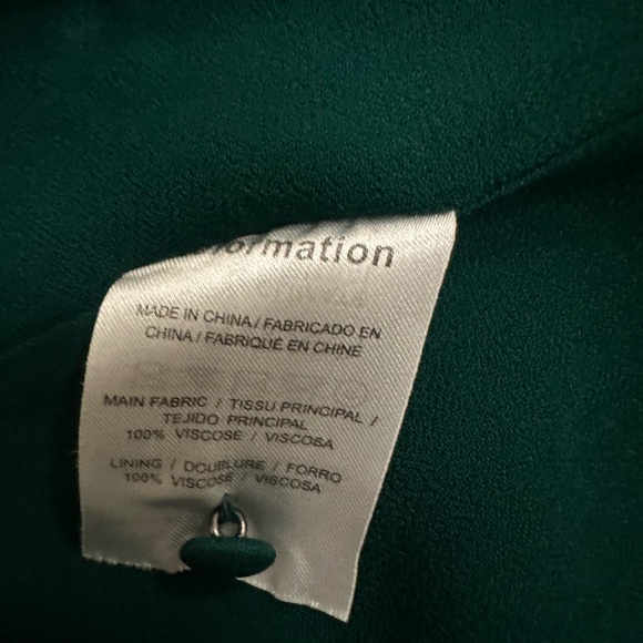 Reformation Asymmetrical Teal Dress - Picture 7 of 12